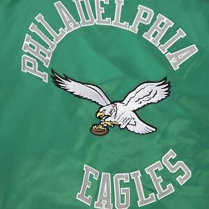 Mitchell & Ness PHILADELPHIA 🦅 EAGLES 🦅 [N⭐️ Patch] Heavyweight Satin Jacket