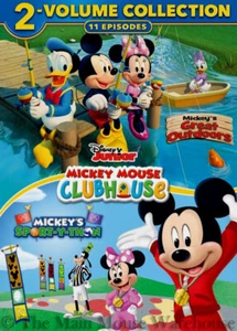 Mickey Mouse Clubhouse Mickey's Great Outdoors & Sport-Y-Thon Double Feature DVD - Picture 1 of 2