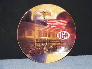 PLACA COLECCIONISTA IGA 1990 "CELEBRANDO 65 AÑOS DE SERVICIO 1926-1991" - Imagen 1 de 5