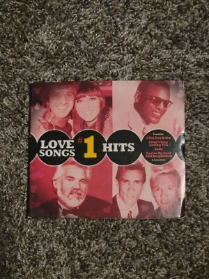 Love Songs #1 Hits (CD Rhino) Original Artists Cardboard Sleeve  - Image 1 of 2