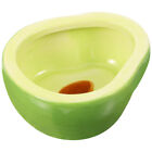 Hamster Avocado Ceramic Bowl Small Animal Food Dish