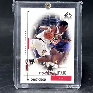 1998 SP Autentico Rookie F/X Larry Hughes RC 0483/3500 - Foto 1 di 3