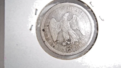 1875 S Liberty Seated Twenty Cent Piece 20 Cent Plus a Tube of  Gold Fakes. Nice - Image 1 of 4