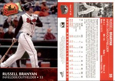 Russell Branyan 2008 MultiAd Nashville Sounds #7 Card *AutographDen*