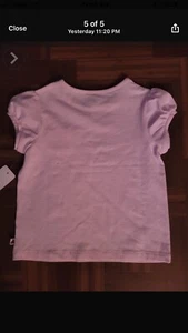PINK  Gap GIRLS SHIRT...Brand NEW  SIZE 5 YEARS TODDLER...PINK SHIRT WITH POCKET - Picture 1 of 6