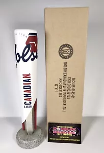 Molson Canadian Lager Maple Leaf Beer Tap Handle 10.5” Tall - Brand New In Box! - Picture 1 of 5