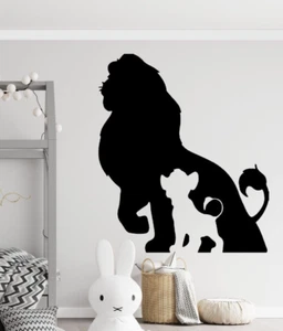 Der König der Löwen Simba Kinder Wandfenster Tür Aufkleber Vinyl Aufkleber Dekor - Bild 1 von 6