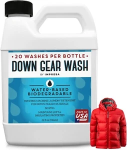 20 Carichi - Detergente a Base Acqua Lavaggio Down Gear Concentrato per Piumino - Foto 1 di 1