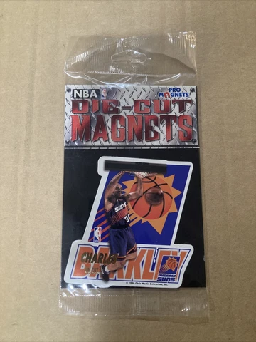 Charles Barkley Phoenix Suns 1996 NBA Die-cut Pro Magnets #5 - NOS NEW & SEALED Cover