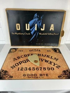Juego de Mesa Ouija Mistificante Oracle Planchette William Fuld De Colección Temprano - Imagen 1 de 12