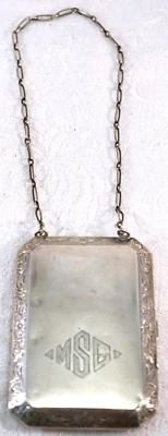 Sterling Silver Purse Chatelaine Webster Company 1894 - - Imagem 1 de 4