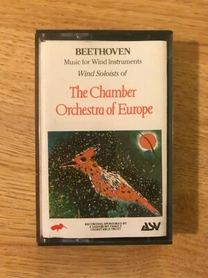 Beethoven- Music for Wind Instruments Cassette Tape Chamber Orchestra of Europe  - Image 1 of 4