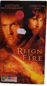 Reign of Fire (VHS) Matthew McConaughey, Christian Bale - Picture 1 of 3