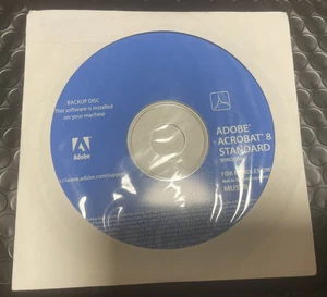 Adobe Acrobat 8 Standard for Windows Disc and Serial Number - Picture 1 of 2