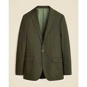 J.Crew Ludlow Slim-fit suit jacket in Japanese cotton chino Dark Olive 42R NWT - Picture 1 of 10