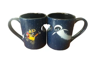 Disney Pixar Parks EVE and WALL-E Heart Ceramic Coffee Mug Cup Set WALL·E (EUC) - Picture 1 of 17