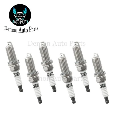 6 bujías para Nissan Frontier 2005-2019 4,0 L V6 596097 Foto 1 de 4