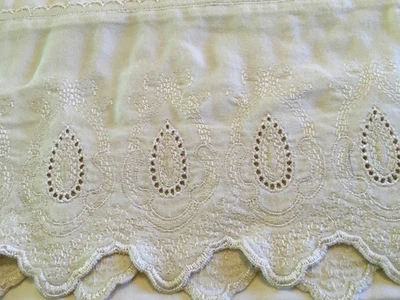 Pretty pair of light gold color Pillowcases with nice trim accent king size - Image 1 of 4