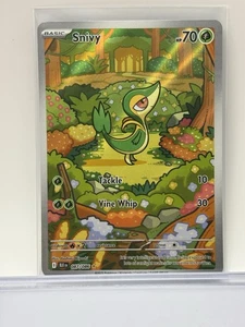 Snivy Illustration RARE 087/086 Black Bolt SV11B Pokémon English - Picture 1 of 2