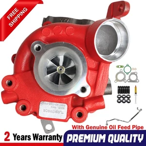 High Flow Turbo No Actuator+Oil Feed Pipe For Toyota LandCruiser VDJ200 4.5L - Picture 1 of 16