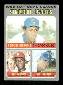 1970 Topps Leaders 71 Bob Gibson Fergie Jenkins Singer VGEX BXCP54 - Picture 1 of 2