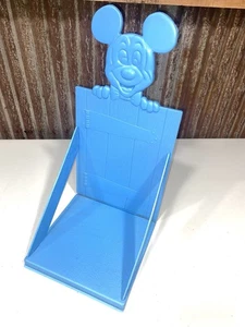 Vintage 1975 Walt Disney MICKEY MOUSE Book Club Blue Book Stand Plastic Holder - Picture 1 of 5