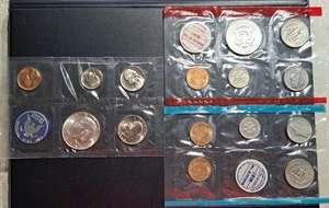1965 Special Mint Set, 1969-S,D,P Mint Set, 40% Silver Kennedy Half, 2 Sets, OGP - Picture 1 of 7
