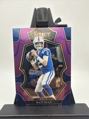 2022 Panini Select  Matt Ryan #142 Purple Prizm /75 - Image 1 of 2