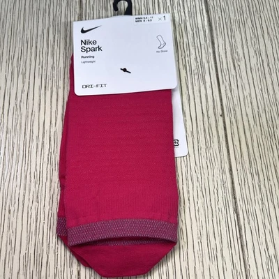 Calcetines deportivos ligeros Nike Spark para hombre 8-9,5 rosa Dri-FIT No Show Foto 1 de 4