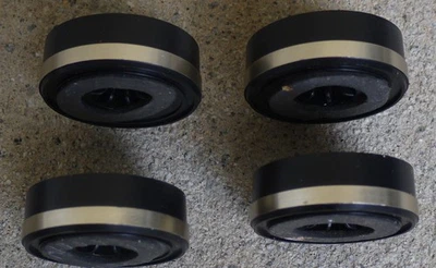 Kenwood DP-R4430 CD Player Parts 4X Feet w/screws will fit many other CD players - Image 1 of 2