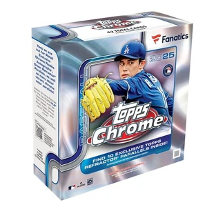 Mega caja cromada Topps 2025 exclusiva de fanáticos (42 tarjetas) béisbol MLB ENVÍO GRATUITO - Imagen 1 de 3