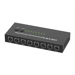 2X(Synchroner USB-K/M-Controller 8-Port-KVM- Mehrere Computer Teilen Sich 11035 - Bild 1 von 10
