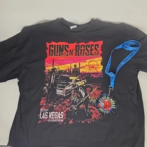 Guns N Roses NUEVA Camiseta Oficial Las Vegas 27/08/21 Concierto Evento 2xl con VIP - Imagen 1 de 4