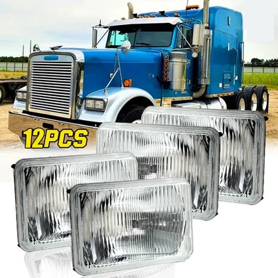 💥4x Para Ford Mustang 1979-1986 DOT 4x6" Cuadrado LED Carcasa Alto/Bajo Foto 1 de 4