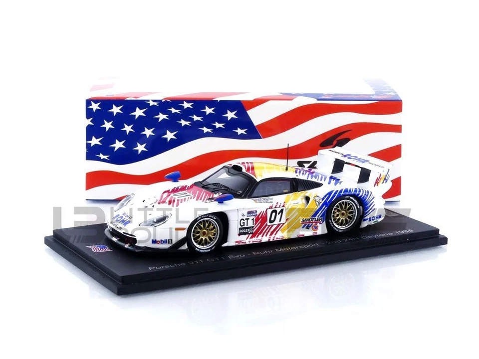 SPARK 1/43 - PORSCHE 911 GT1 EVO - 2ND DAYTONA 1998 US206 - Image 1 of 1