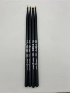 Vic Firth American Classic Hickory Holz schwarz 5A Drumsticks 2 Paar sehr gut!! - Bild 1 von 8