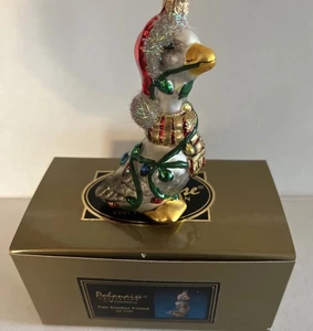 Jonathan Thompson Polonesa Vidrio Adorno Ganso En Luces ~ ¡Diversión! - Imagen 1 de 4