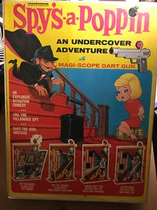 Vintage 1966 Transogram Spy's A Poppin Underover Adventure Game BOX ONLY - Picture 1 of 2