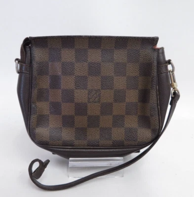 Auténtico bolso Louis Vuitton Damier Level pantalón maquillaje cosmético #37636 Foto 1 de 4
