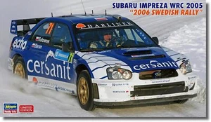 Hasegawa 1/24 Subaru Impreza WRC 2005 2006 Swedish Rally Model 20707 - Imagen 1 de 4