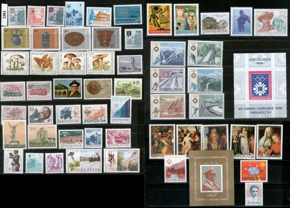 YUGOSLAVIA 1983 - COMPLETO MNH Foto 1 de 1