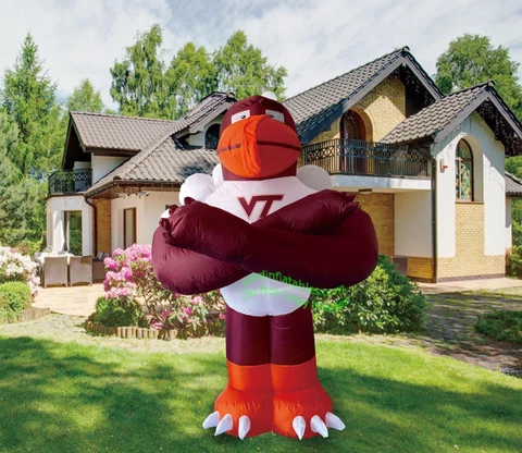 7' Air Blown LED Self-Inflatable NCAA Virginia Tech Hokie Bird Mascot Cover