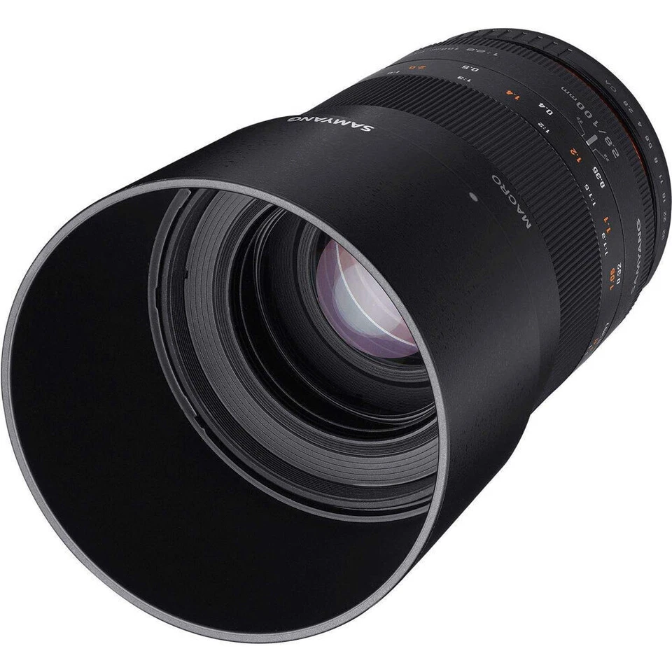 Samyang 100mm F2.8 Macro UMC II Camera Lens For Canon EF Full Frame Black - image 1 of 4