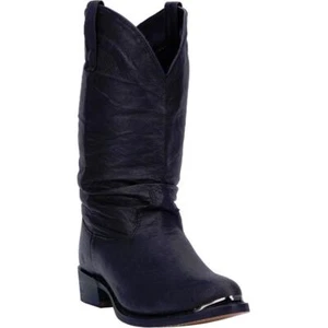 BOTAS VAQUERAS DINGO AMSTERDAM 12" CUERO NEGRO DI15240 M/EW 6.5-15 NUEVAS - Imagen 1 de 7