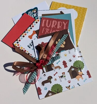 Dog/Puppy junk journal kit, planners, album, tags - Image 1 of 4