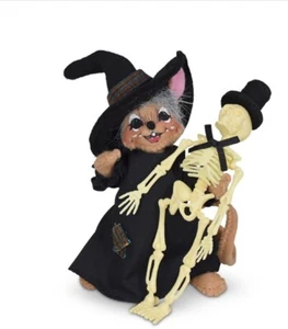 Annalee 2023 Halloween "RATÓN BRUJA CON HUESOS DEL SEÑOR" 5" 310323 NUEVO CON ETIQUETAS - Imagen 1 de 2