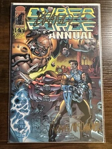 Cyber Force Annual #2 Dynamic Forces Signed by Brandon Peterson & Adam McDaniel - Picture 1 of 5