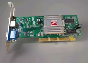 CARTE VIDEO AGP ATI RADEON 9200SE 128MB (VINTAGE) - Photo 1/9