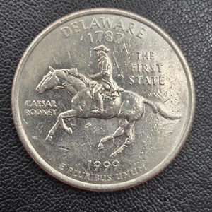 1999 D Delaware State Quarter Washington - Rare Collector Coin - Picture 1 of 11