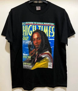 Peter Tosh Vintage T-Shirt HIGH TIMES Cover Shirt, Licensed by ZION - NEW - Picture 1 of 6
